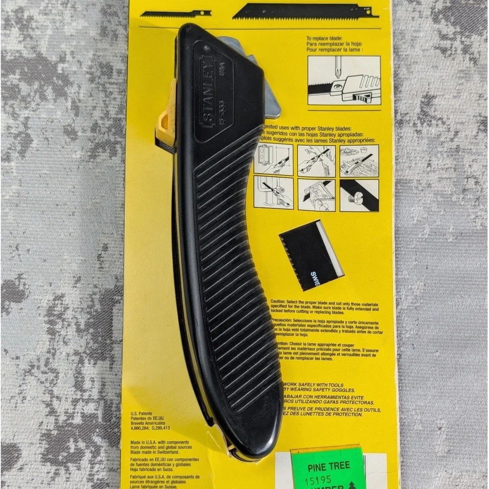 Stanley 15-333 Folding Pocket Saw Black Yellow USA Made New Old Stock - Picture 7 of 10
